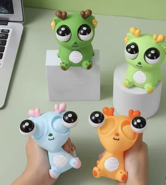 Squeeze Googly Eye dragon doll vent toy