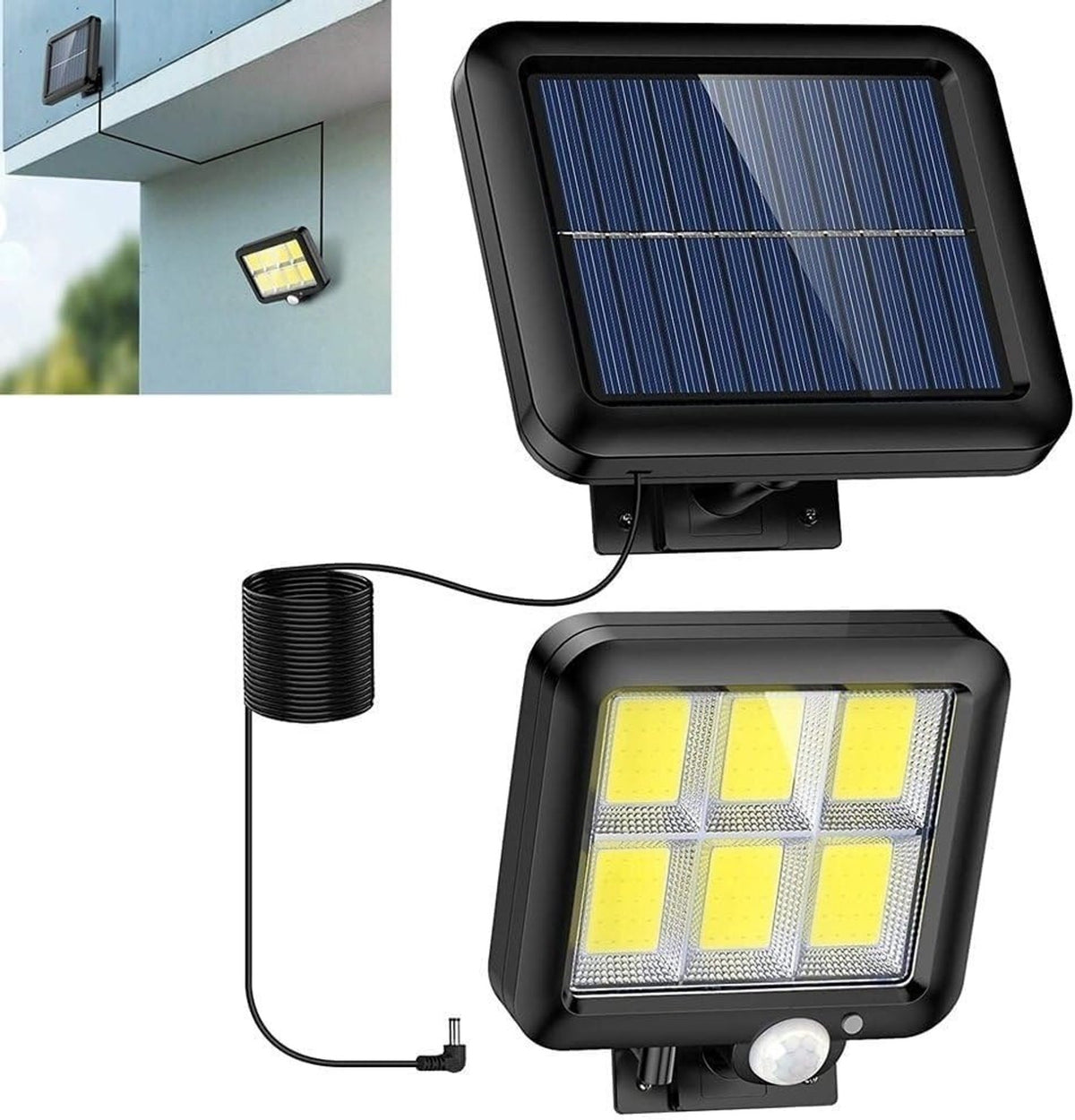 120 LED Solar Motion Sensor Light