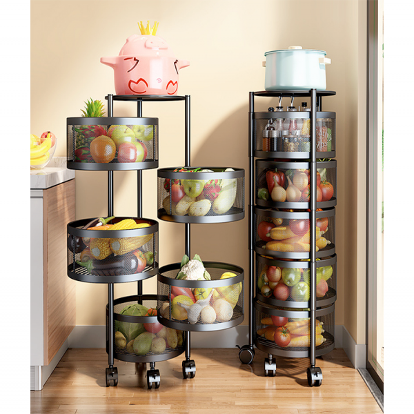 5-Layer Multifunctional Kitchen Rack