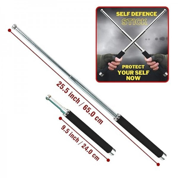 Self Defense Stick or Hand Pointer Extendable Telescopic Retractable Pointer