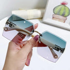 Korean Style Classic Big Square Shades Sunglasses for Women