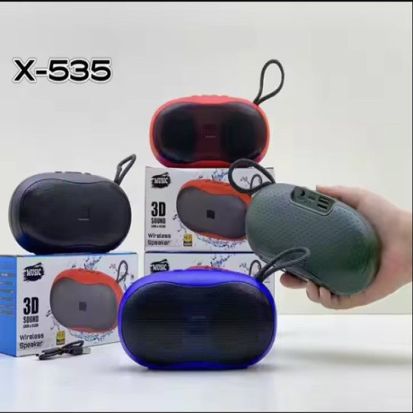 X-535 Wireless BT Portable Stereo Rechargeable Speaker