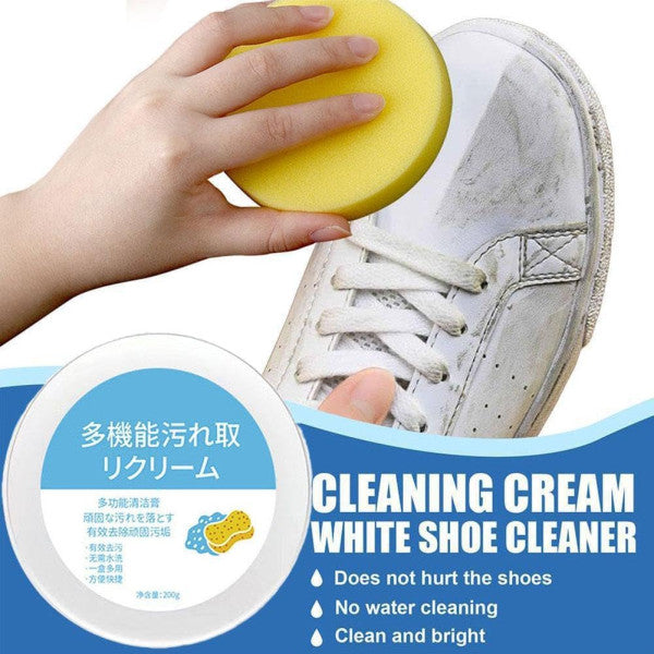 Multi-Functional Cleaning and Stain Remover Cream with Sponge
