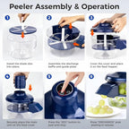 Automatic Fruit and Vegetable Peeler
