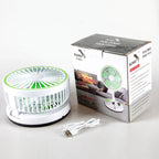 USB Folding Electircal Fan with LED Light -YT M2026
