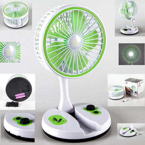 USB Folding Electircal Fan with LED Light -YT M2026