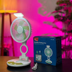 Portable Folding Fan With LED Light- ZT 329