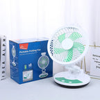 Portable Folding Fan With LED Light- ZT 329