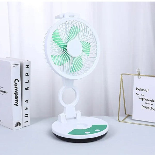 Portable Folding Fan With LED Light- ZT 329