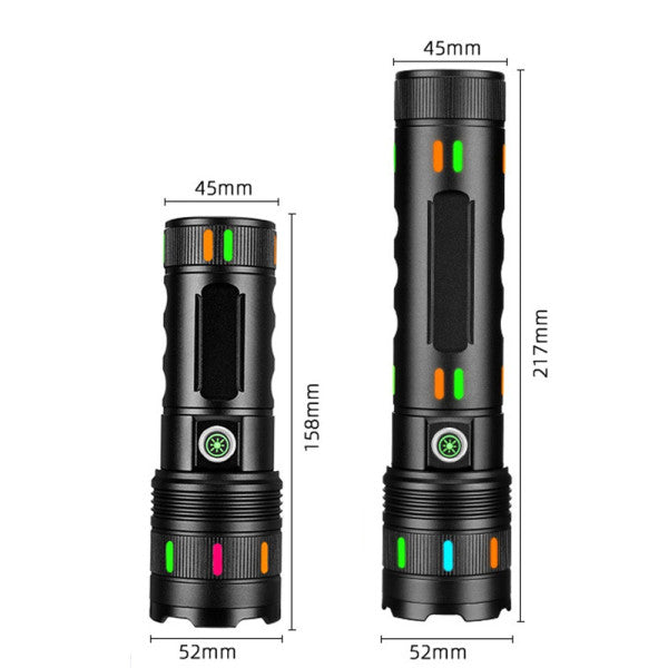 Sanford Super Bright Rechargeable LED Flashlight And Power Bank