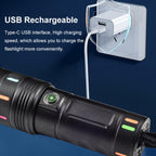 Sanford Super Bright Rechargeable LED Flashlight And Power Bank