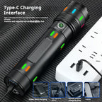 Sanford Super Bright Rechargeable LED Flashlight And Power Bank