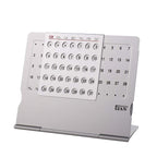 Metal Desk Calendar With- 100 Years