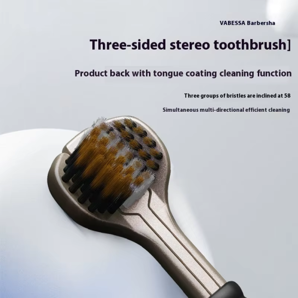 Toothbrush 3-Sided Soft Bristle Toothbrush