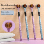 Toothbrush 3-Sided Soft Bristle Toothbrush