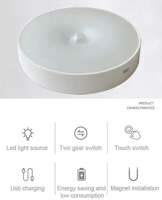 মোশন সেন্সর LED রিচার্জেবল লাইট ওয়্যারলেস এনার্জি-সেভিং led বডি ইনডাকশন ল্যাম্প বেডরুম ওয়াশরুম
