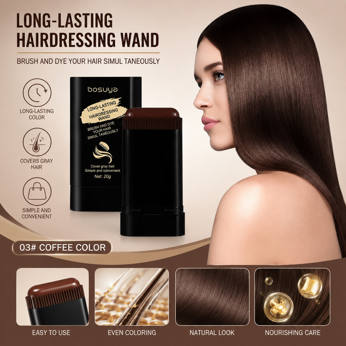 LONG LASTING HAIR COLOR