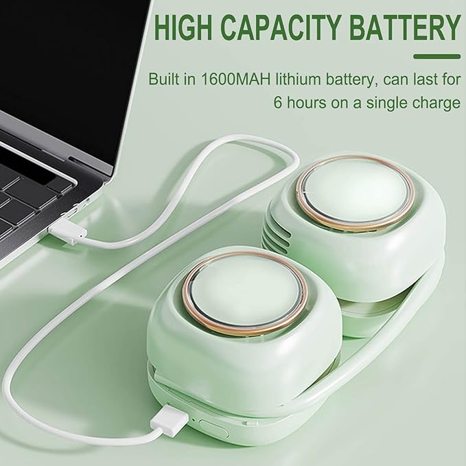 Rechargeable Neck Fan | Mini Portable Turbo Fan