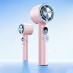 Portable Fan With Led Display High 199 Gear Handheld