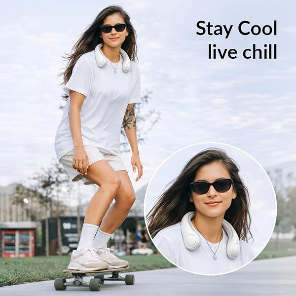 Rechargeable Neck Fan – Portable Cooler
