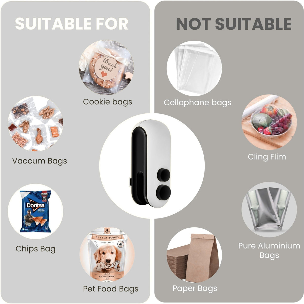 2 in 1 Rechargeable Sealing Machine