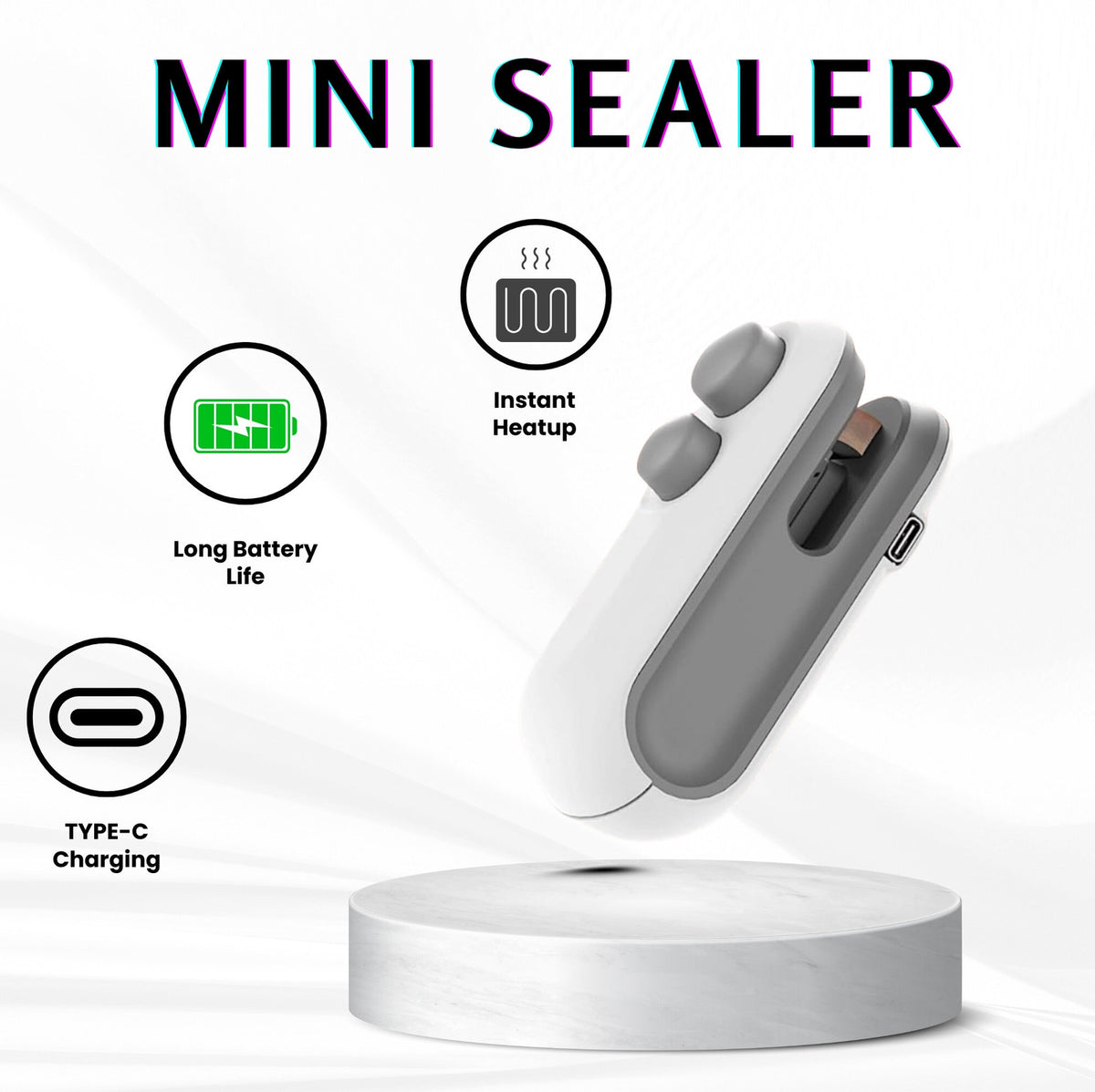 2 in 1 Rechargeable Sealing Machine