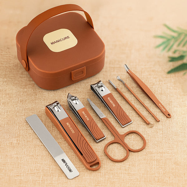Portable 7-PCS Nail Clipper Manicure Set