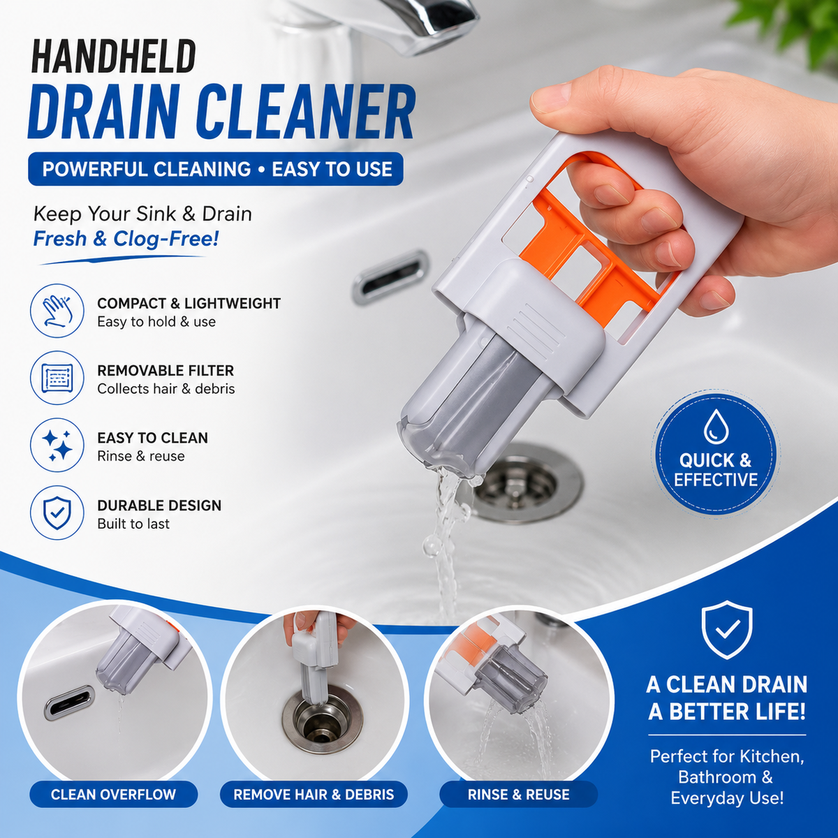 Multifunctional Foldable Mini Mop
