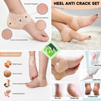 Silicone Heel Anti Crack Set