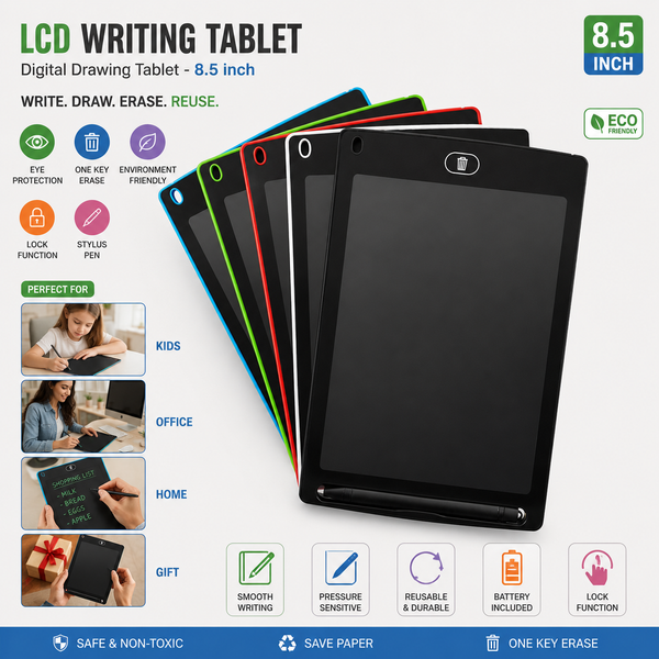 LCD Writing Tablet Digital Drawing Tablet- 8.5 inch
