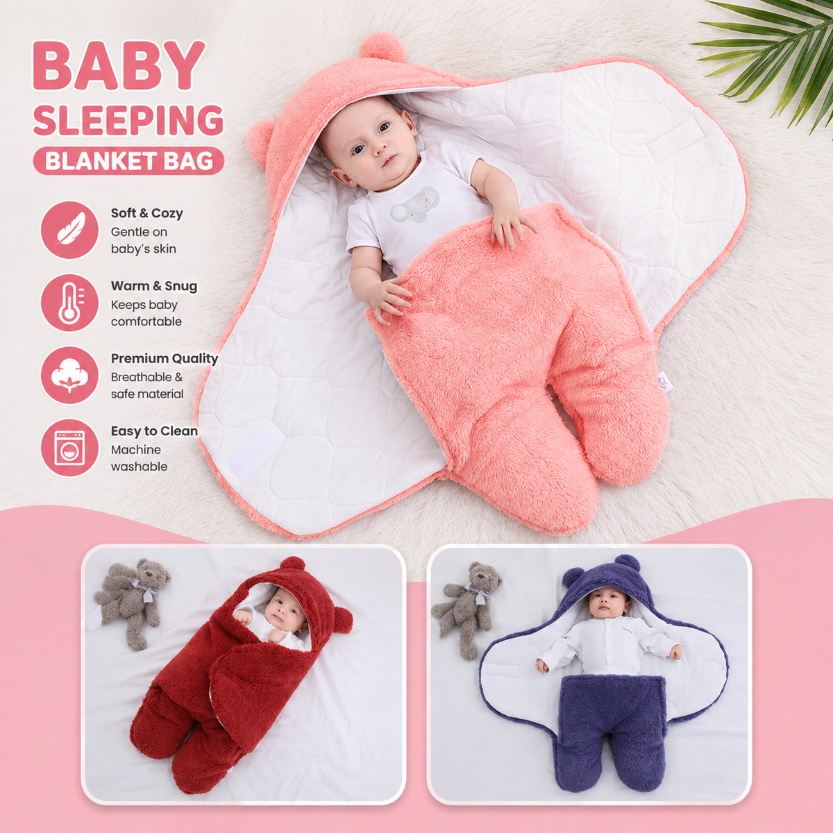 Baby Sleeping Blanket Bag