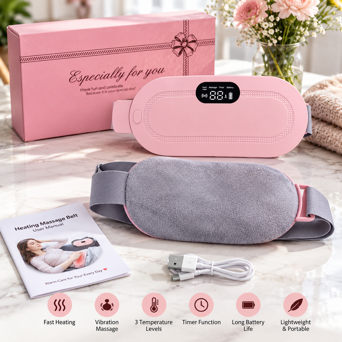 Smart Warm Palace Belt - Heating Pad for Menstrual Cramps