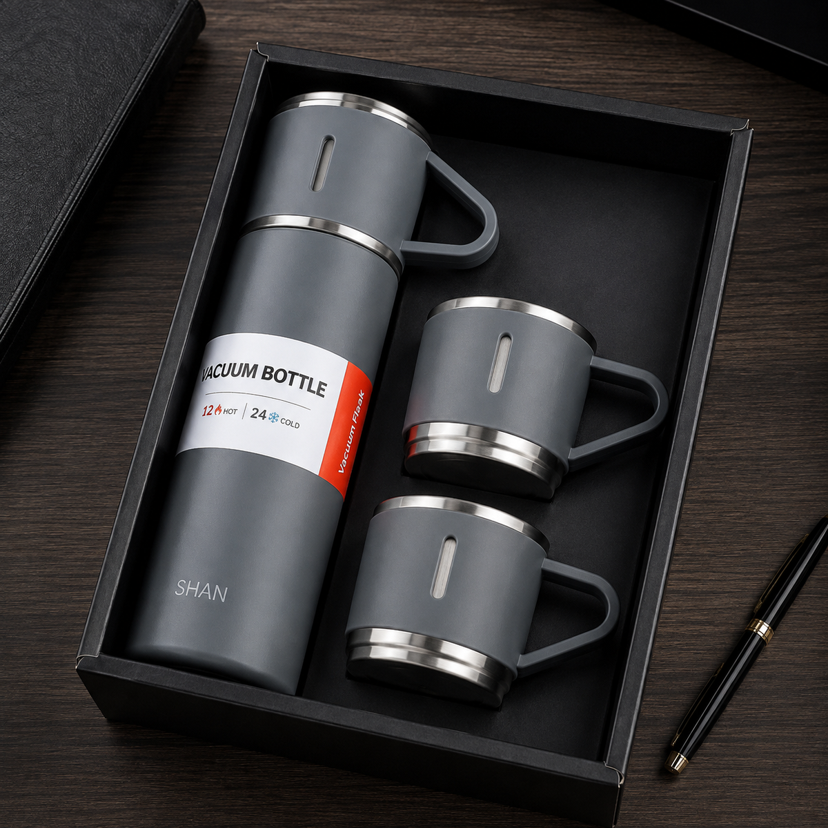 Vacuum Flask Set Drinking Water Bottle