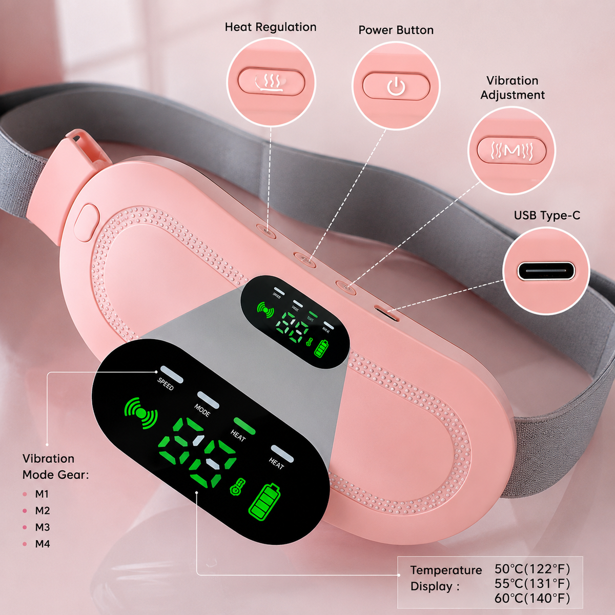 Smart Warm Palace Belt - Heating Pad for Menstrual Cramps