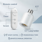 E27 Wireless Lamp Holder with Remote Control