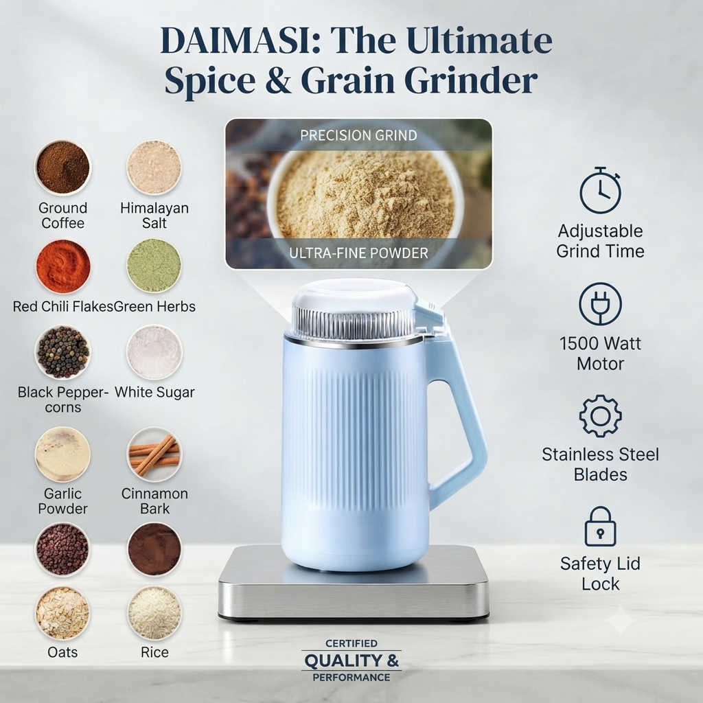 Daimasi 1500-Watt Spice Grinder