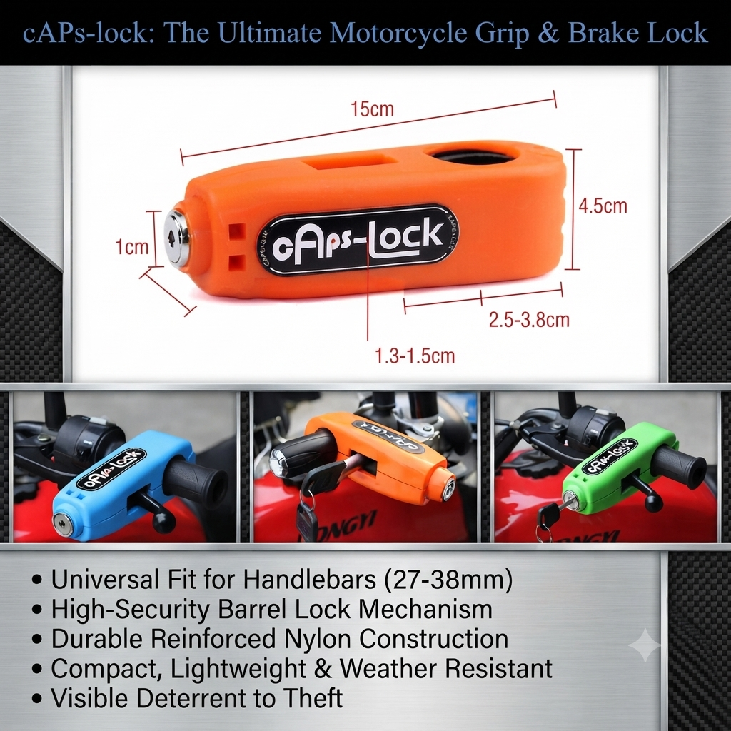 Bike Motorcycle Lock Electric Bicycle Brake Handlebar Grip Lock