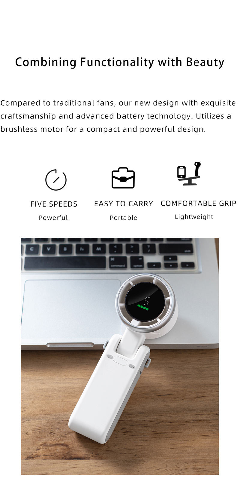 Portable Handheld Turbo Fan