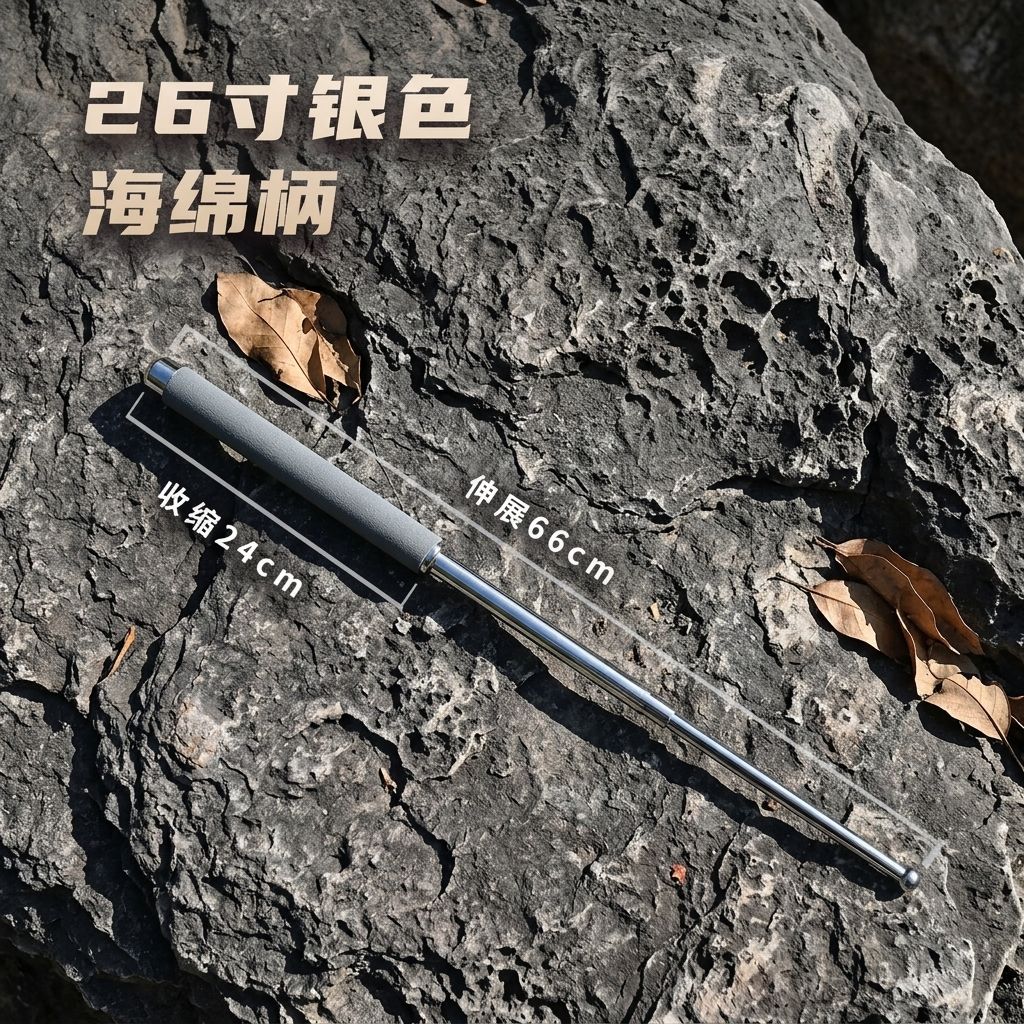 Self Defense Stick or Hand Pointer Extendable Telescopic Retractable Pointer
