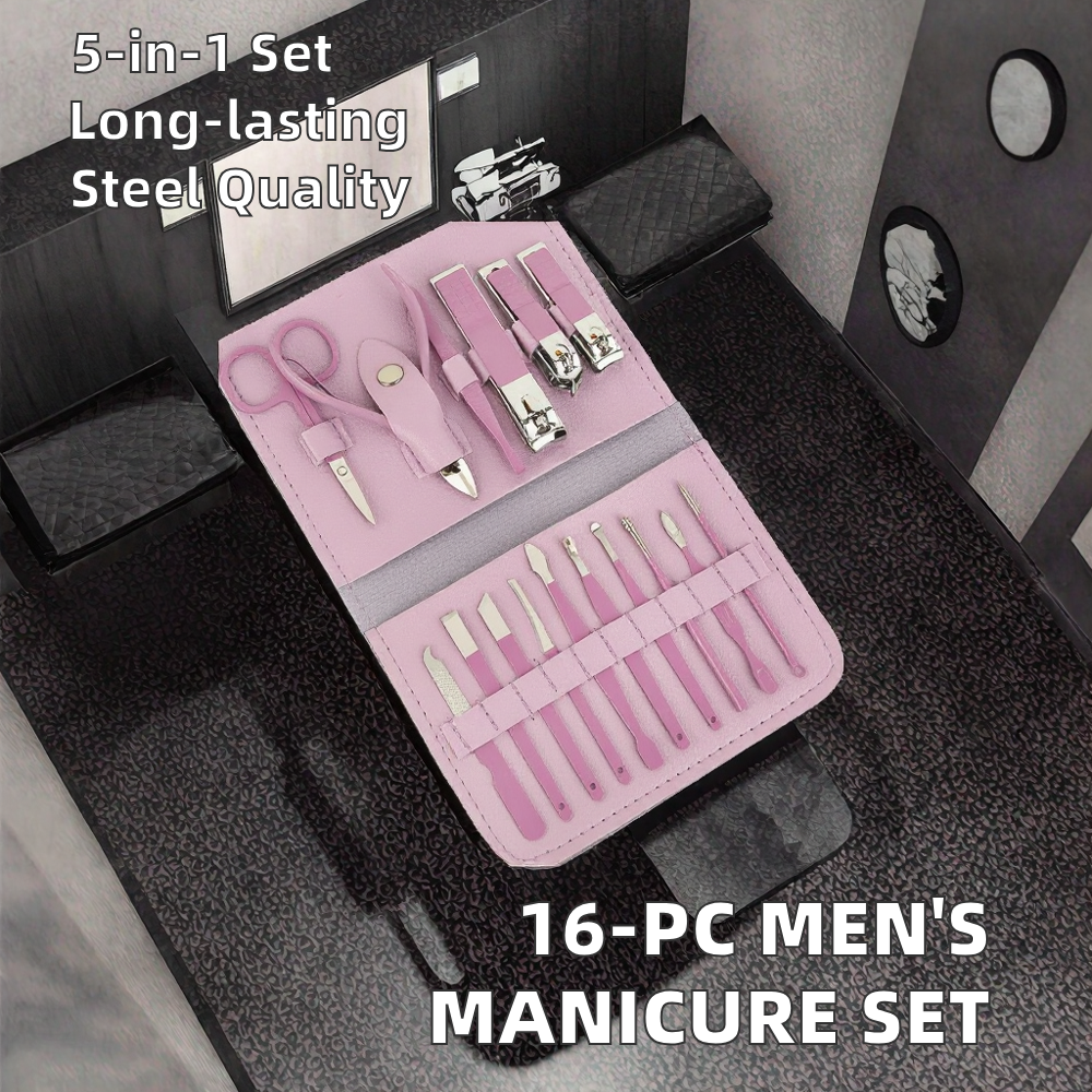 16-PCS Portable Manicure Set