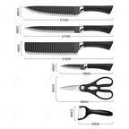 Zepter original 6 Pcs Knife Set