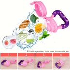 3 Pcs Baby Combo Set | Baby Bibs | Silicon Finger Brush | Baby Fruit Feeder