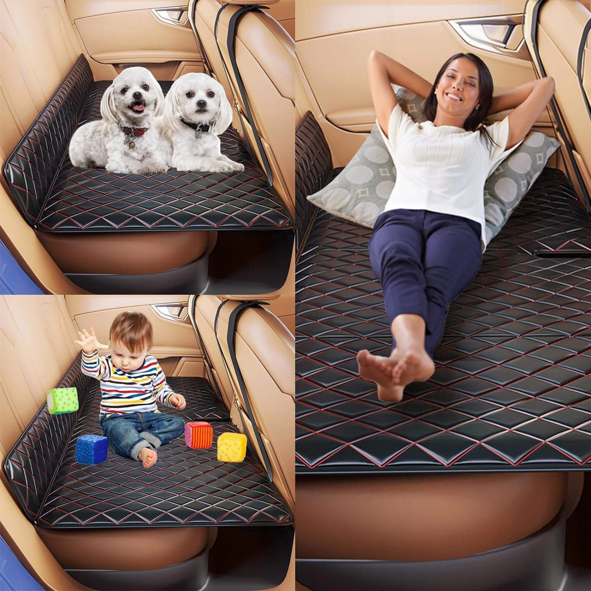 Luxury PU Leather Car bed Mattress