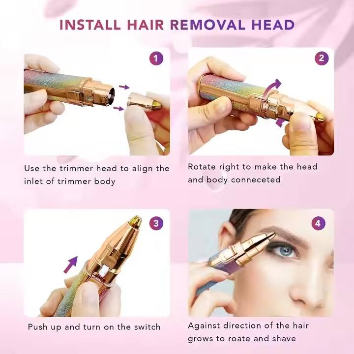 2 in 1 Eyebrow Hair Remover