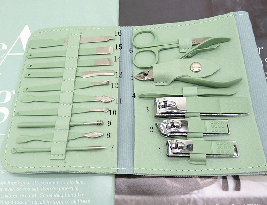 16-PCS Portable Manicure Set