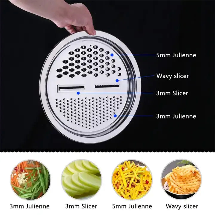 4 In 1 Multifunctional Stainless Steel Vegetable Cutter