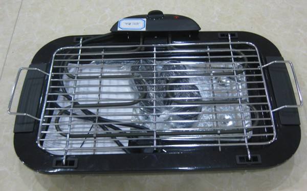 Electric BBQ Grill Machine - Black