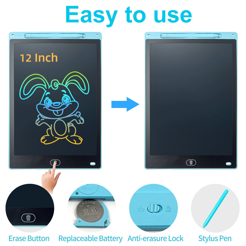 LCD Writing Tablet Digital Drawing Tablet- 12 inch