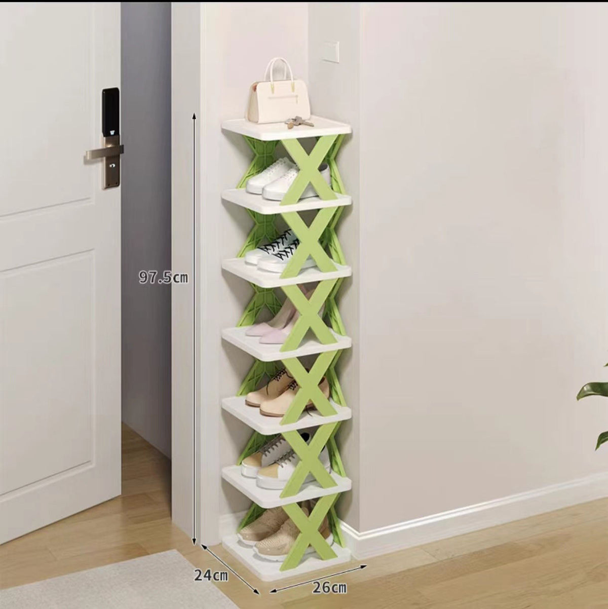 5 Layer Shoe Rack X Design
