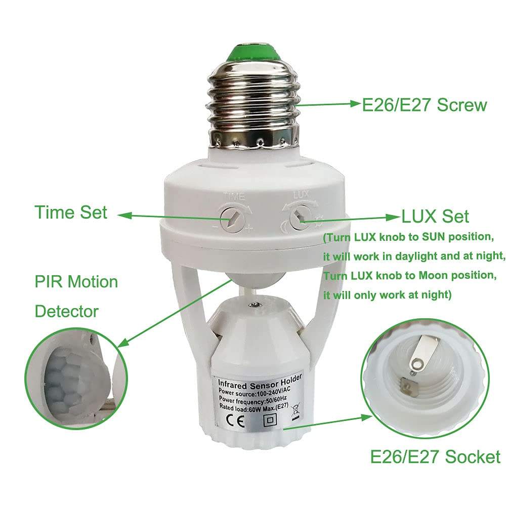 Infrared Sensor Lamp Holder